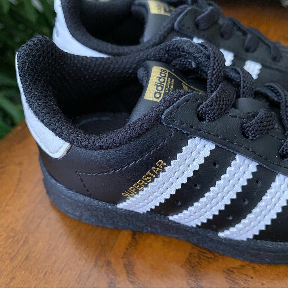 Adidas Leather Superstar Shell Toe Sneakers - Picture 7 of 10
